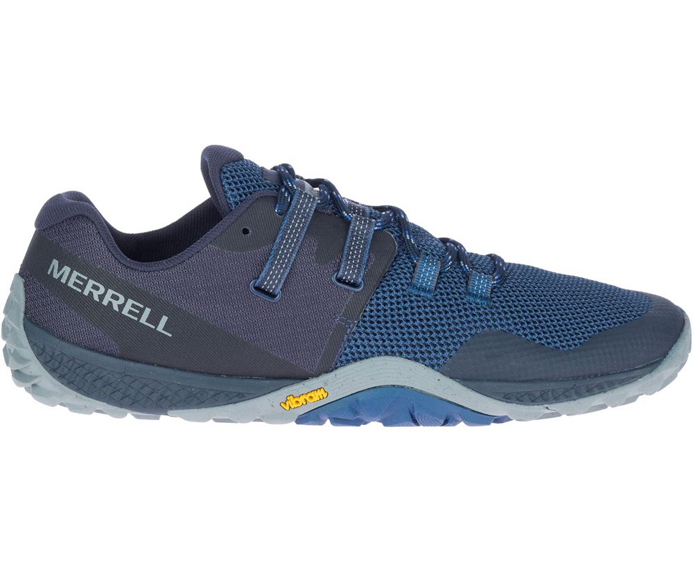 Tenis Homem - Merrell Trail Glove 6 - Azul Marinho - NGQ296857